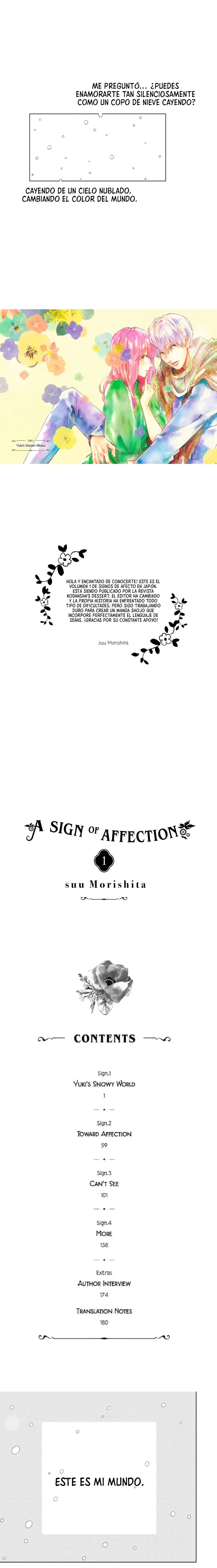 Signos del afecto Capitulo 1 página 3
