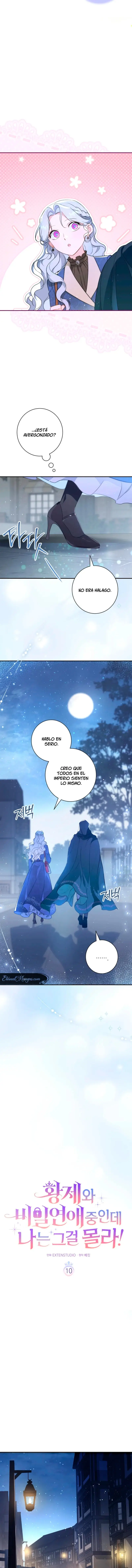 Sin saberlo estoy en una relacion secreta con el emperador Capitulo 10 página 9