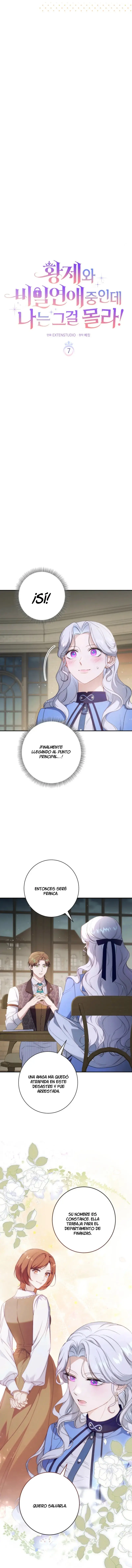 Sin saberlo estoy en una relacion secreta con el emperador Capitulo 7 página 9