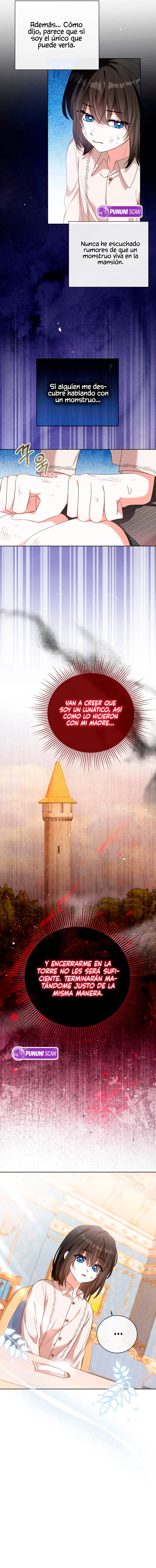 Mientras otras se convierten en protagonistas femeninas de novelas de fantasía romántica, yo me convertí en un monstruo del armario. Capitulo 1 página 18