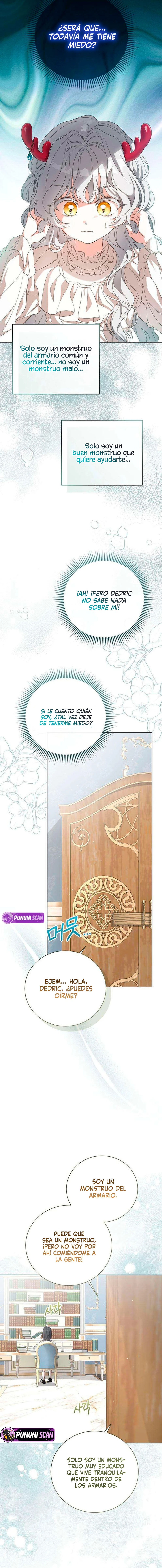 Mientras otras se convierten en protagonistas femeninas de novelas de fantasía romántica, yo me convertí en un monstruo del armario. Capitulo 2 página 17