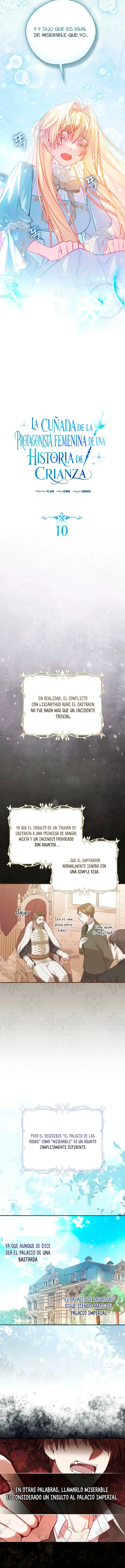 La cuñada de la protagonista femenina de una historia de crianza Capitulo 10 página 9