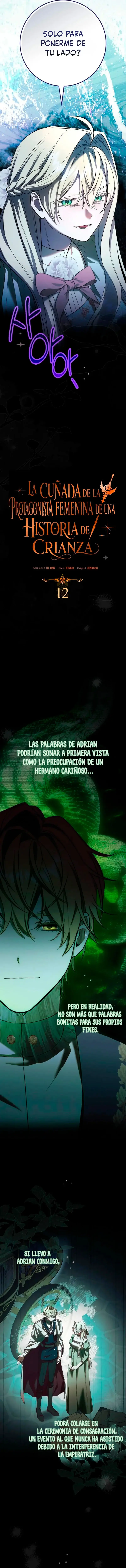 La cuñada de la protagonista femenina de una historia de crianza Capitulo 12 página 9