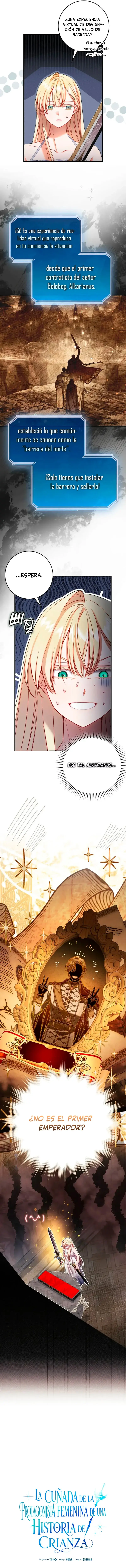 La cuñada de la protagonista femenina de una historia de crianza Capitulo 9 página 16