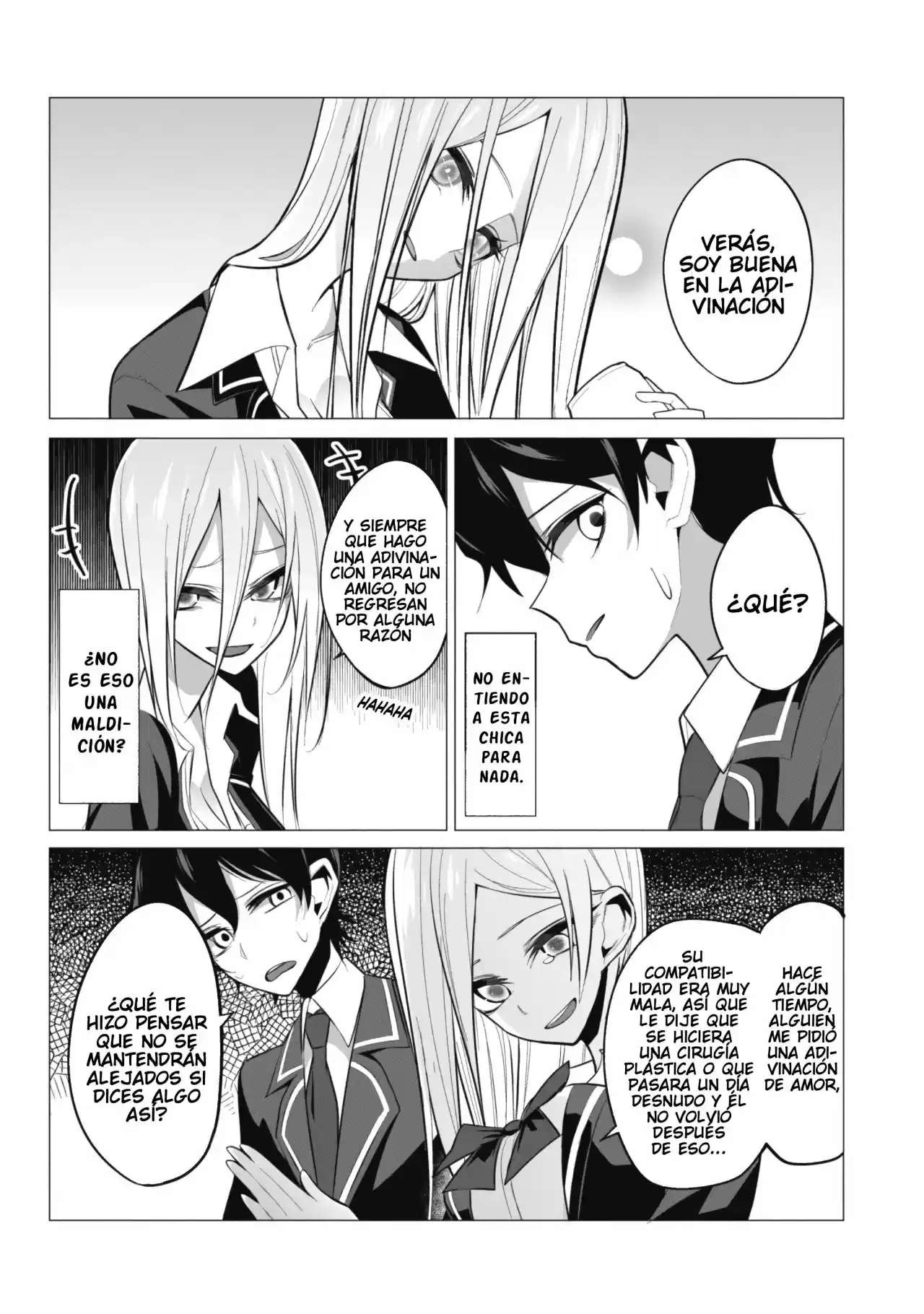 Mizuki-senpai es una adivinadora de amor Capitulo 1 página 6