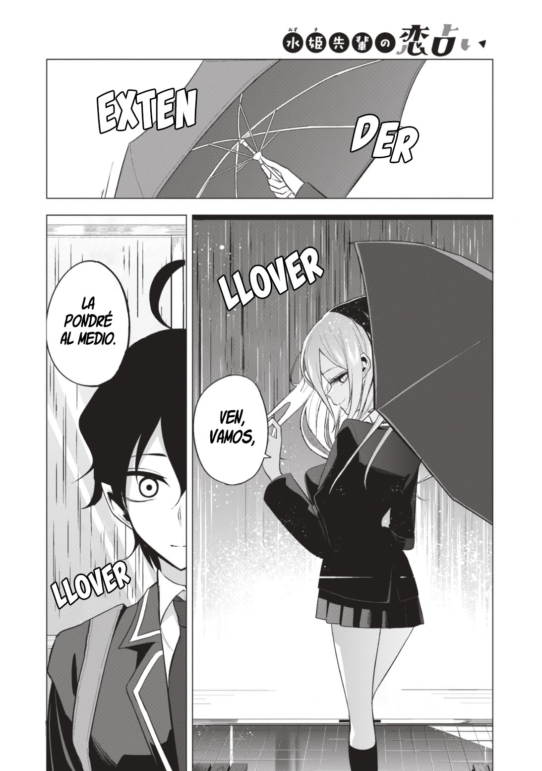 Mizuki-senpai es una adivinadora de amor Capitulo 3 página 13