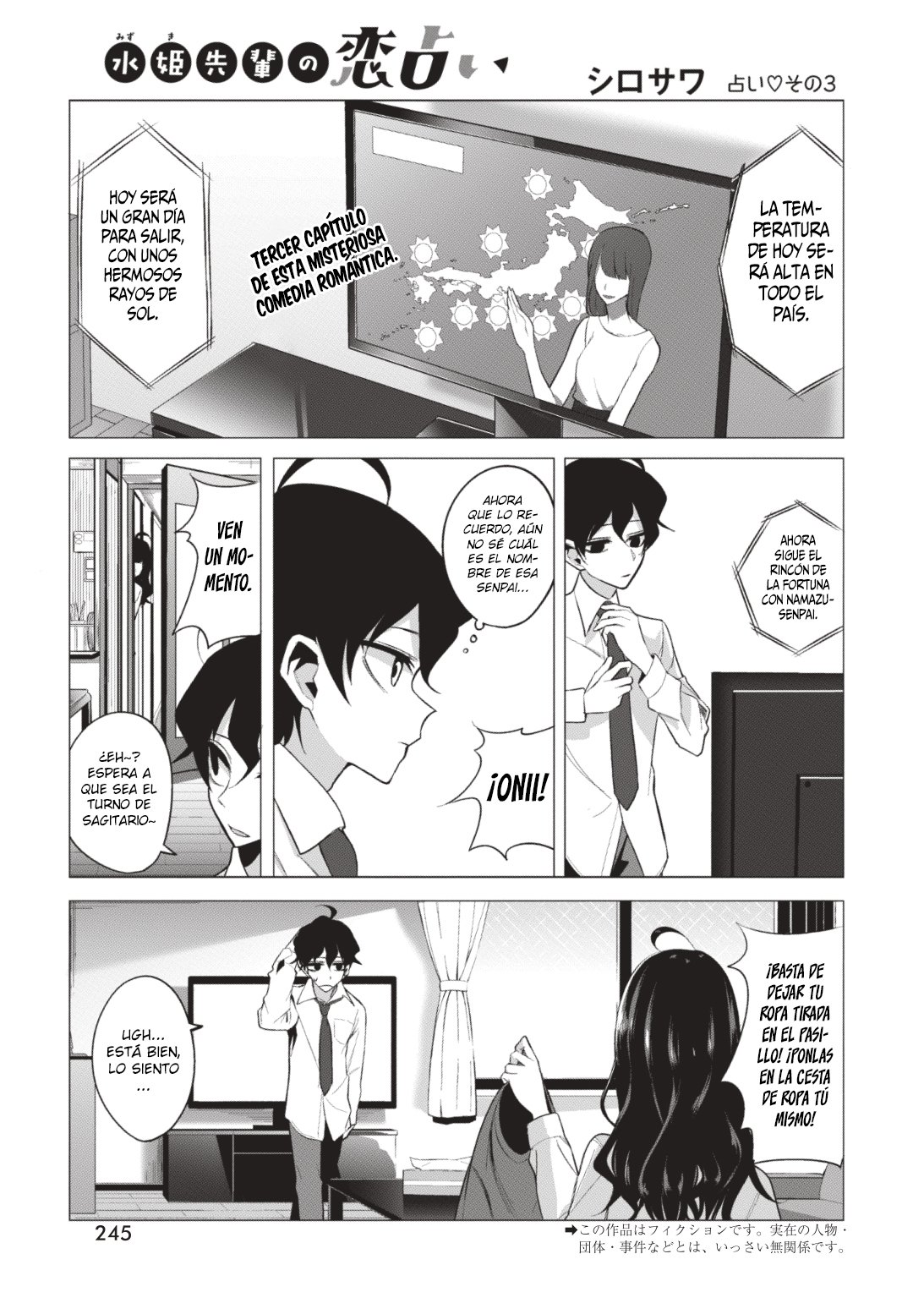 Mizuki-senpai es una adivinadora de amor Capitulo 3 página 2