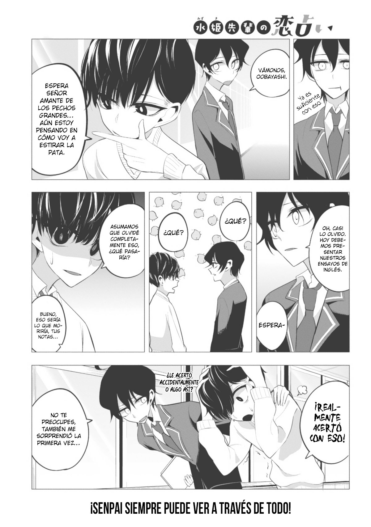 Mizuki-senpai es una adivinadora de amor Capitulo 4 página 15