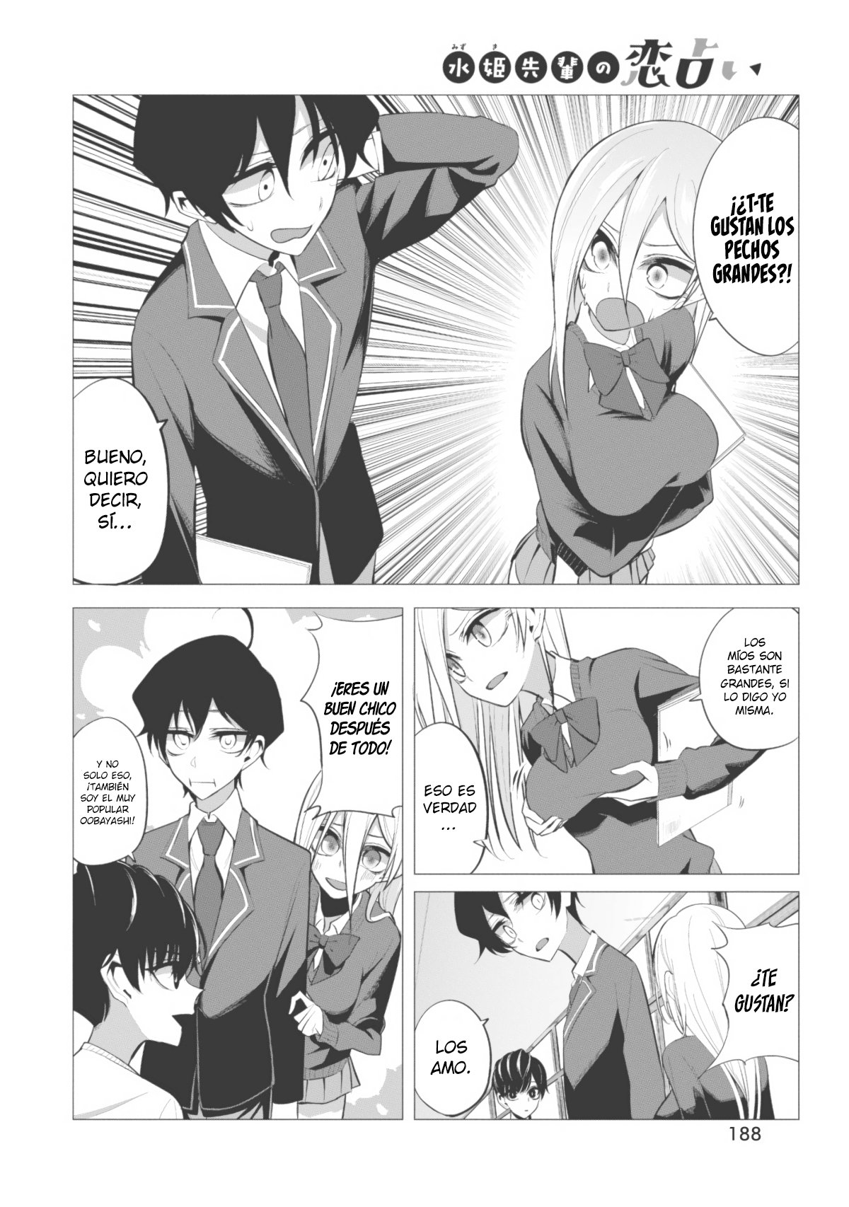 Mizuki-senpai es una adivinadora de amor Capitulo 4 página 7