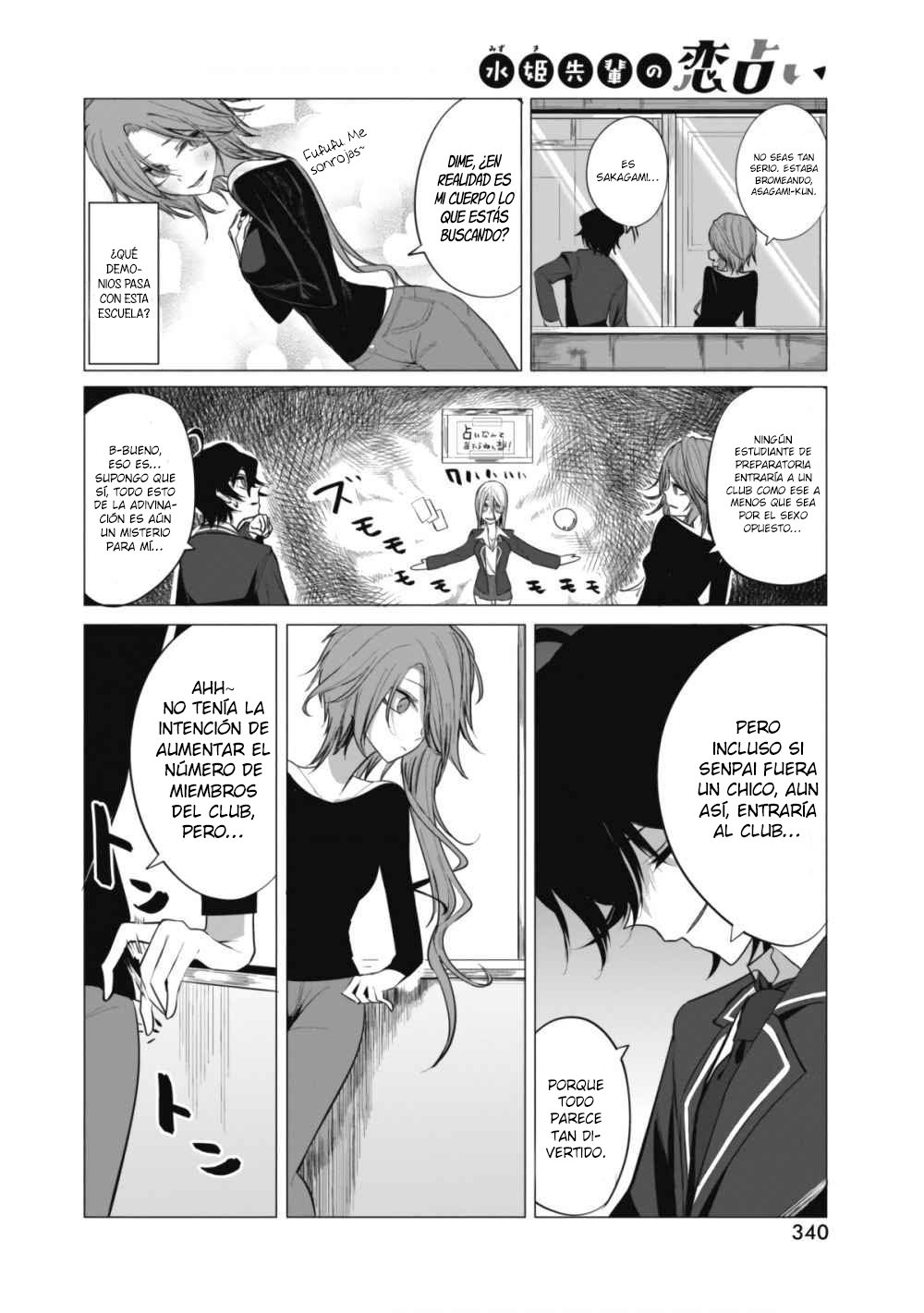 Mizuki-senpai es una adivinadora de amor Capitulo 6 página 5