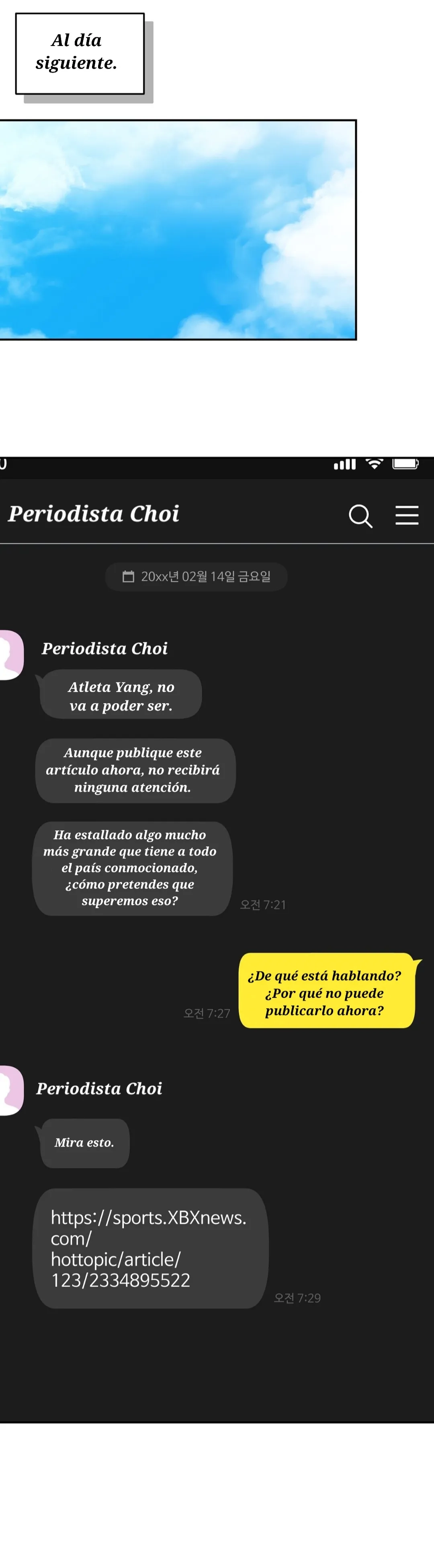 El día que cruza la línea Capitulo 12 página 30