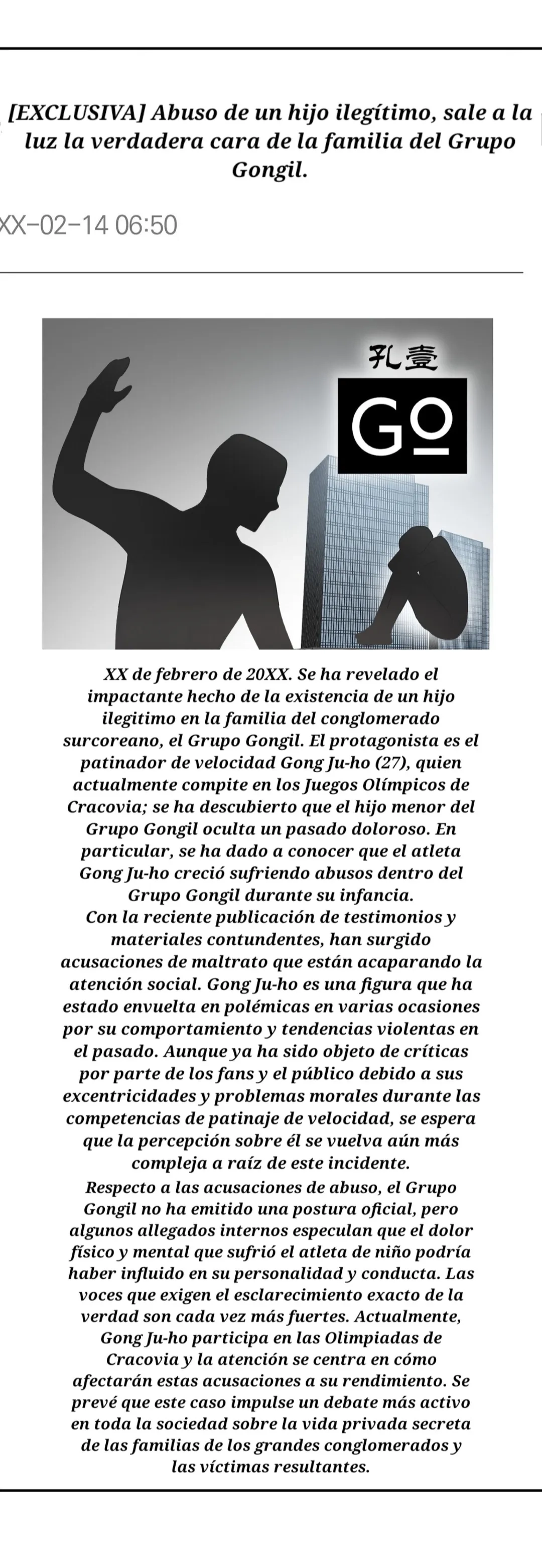 El día que cruza la línea Capitulo 12 página 31