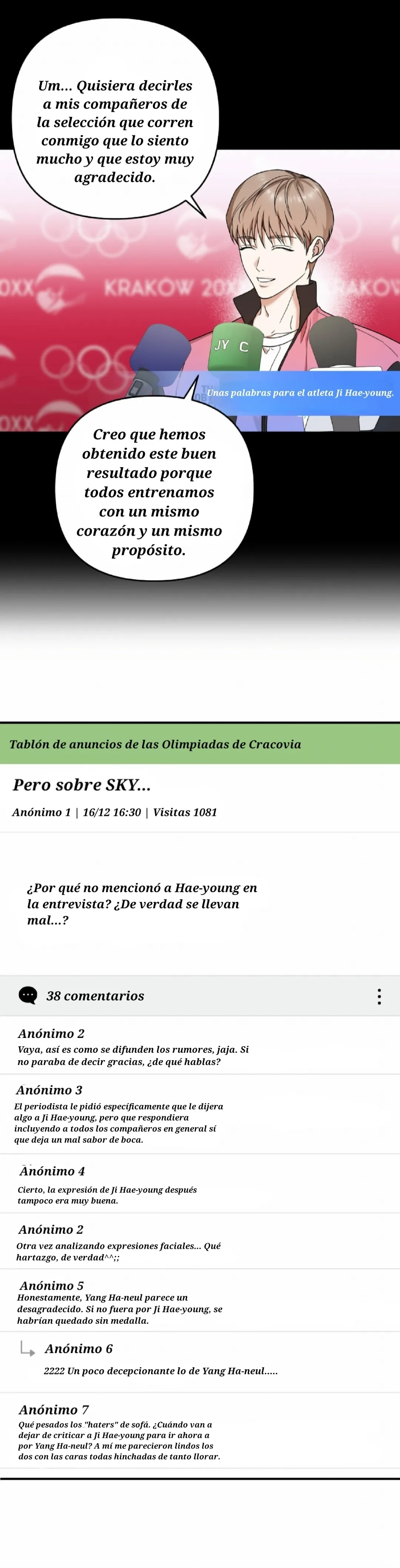El día que cruza la línea Capitulo 14 página 27