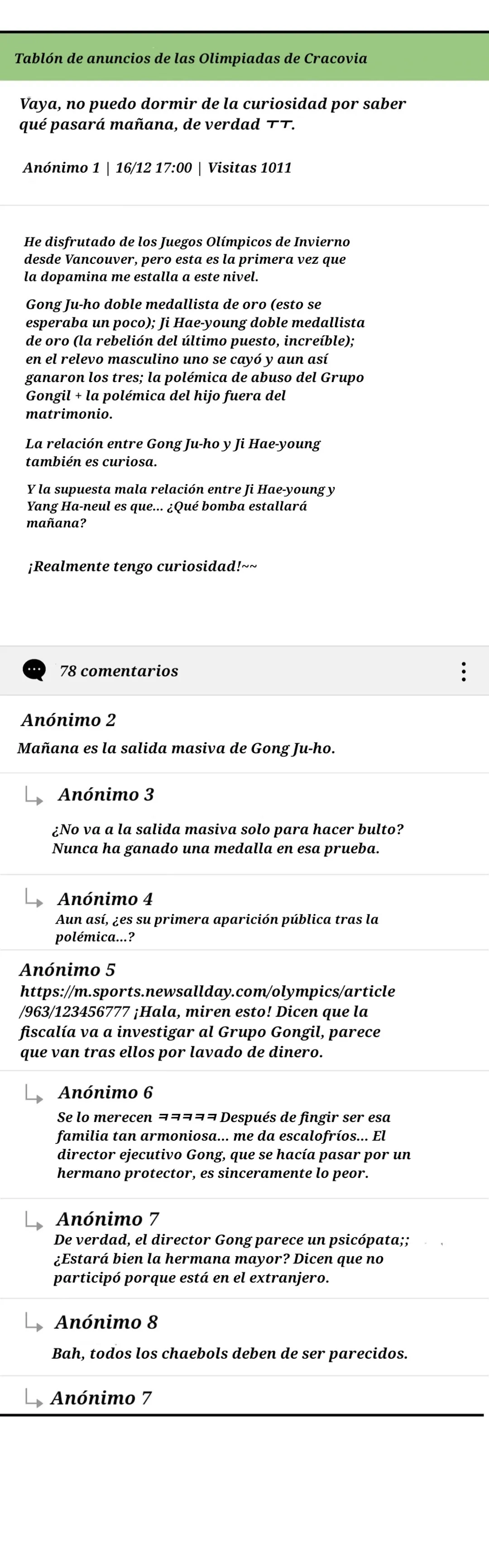 El día que cruza la línea Capitulo 14 página 29