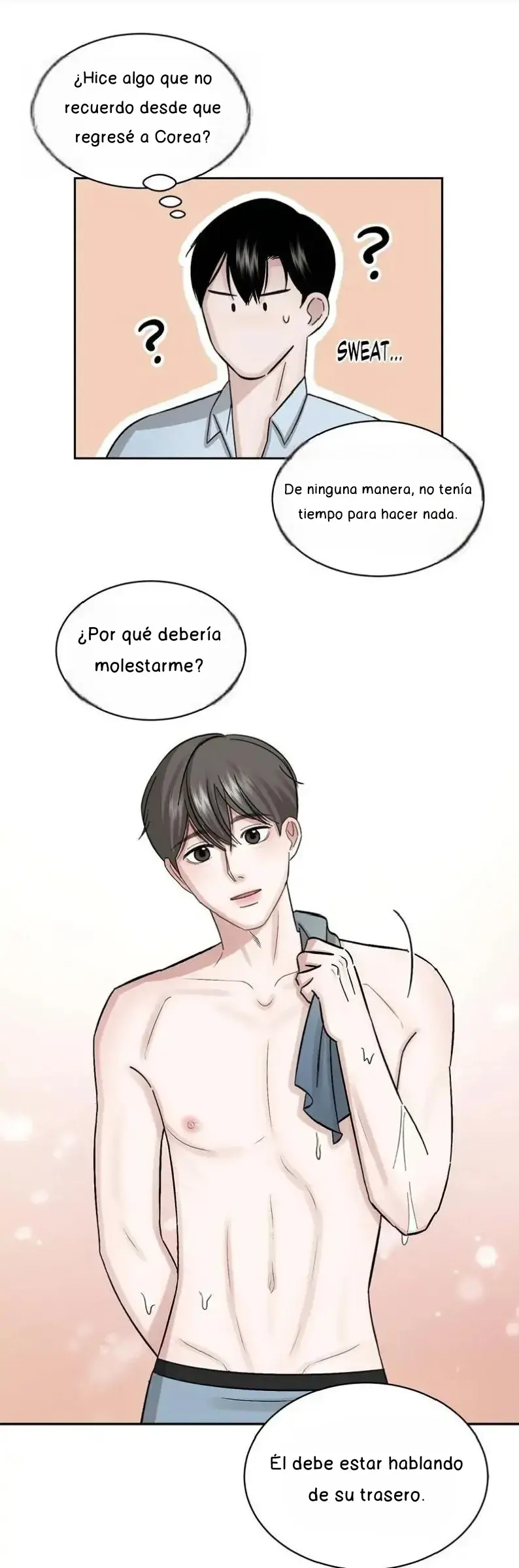 Hay amor en la sauna Capitulo 4 página 5