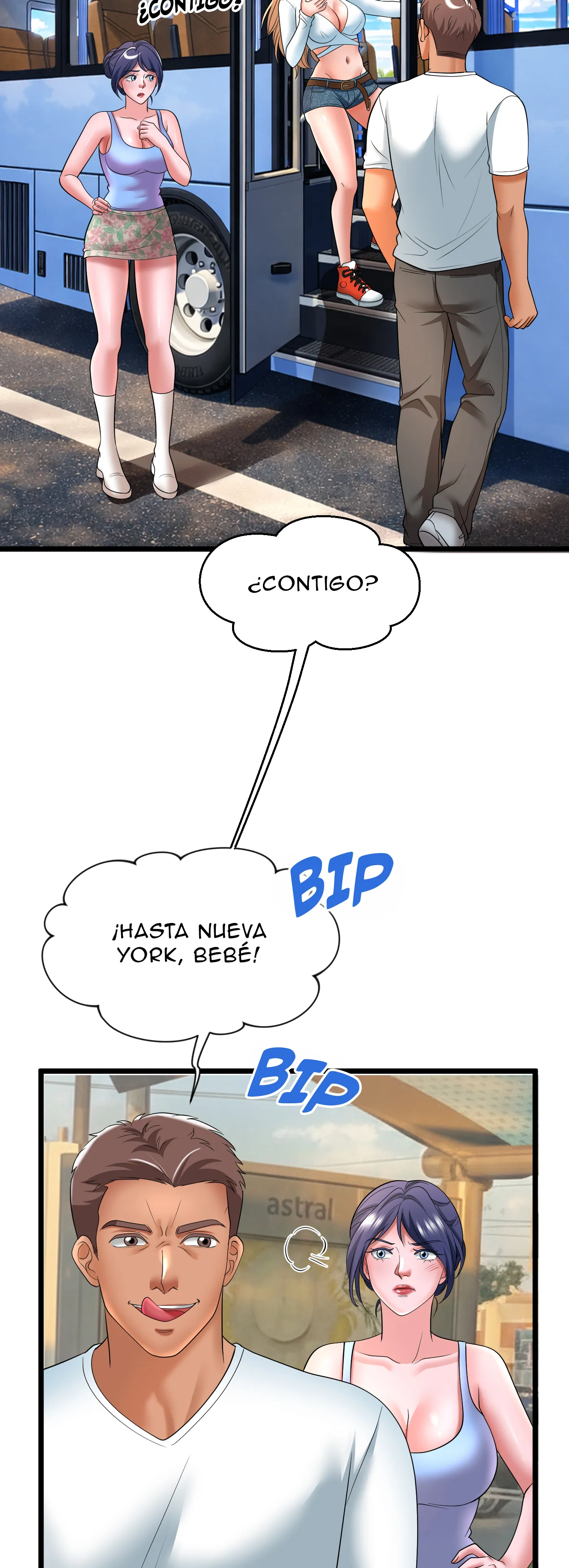 En ruta con mi hermanastra (Sin censura) Capitulo 1 página 11