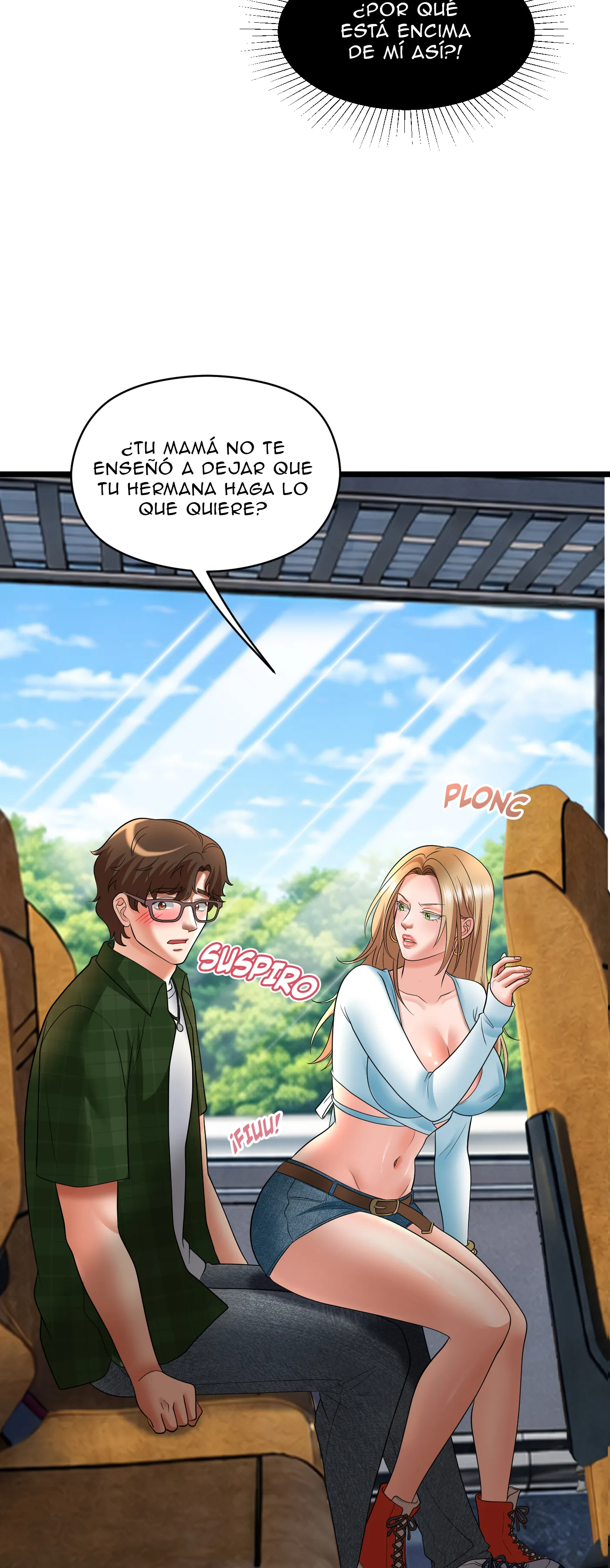 En ruta con mi hermanastra (Sin censura) Capitulo 1 página 19