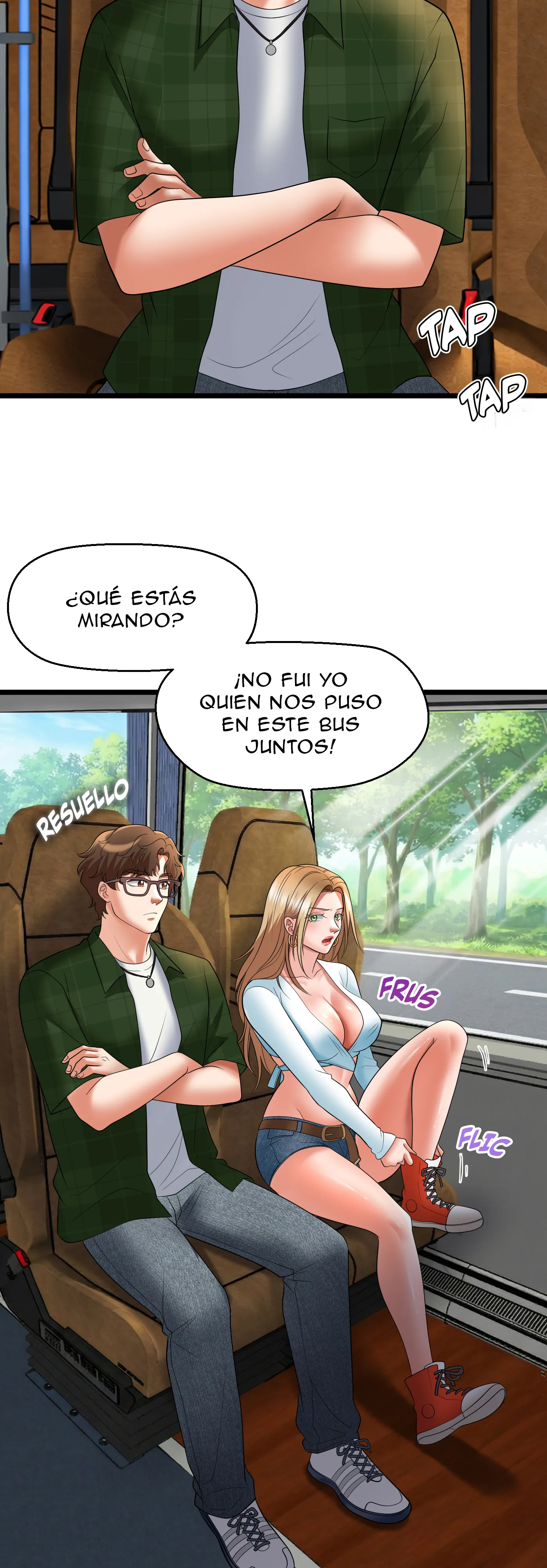En ruta con mi hermanastra (Sin censura) Capitulo 1 página 22
