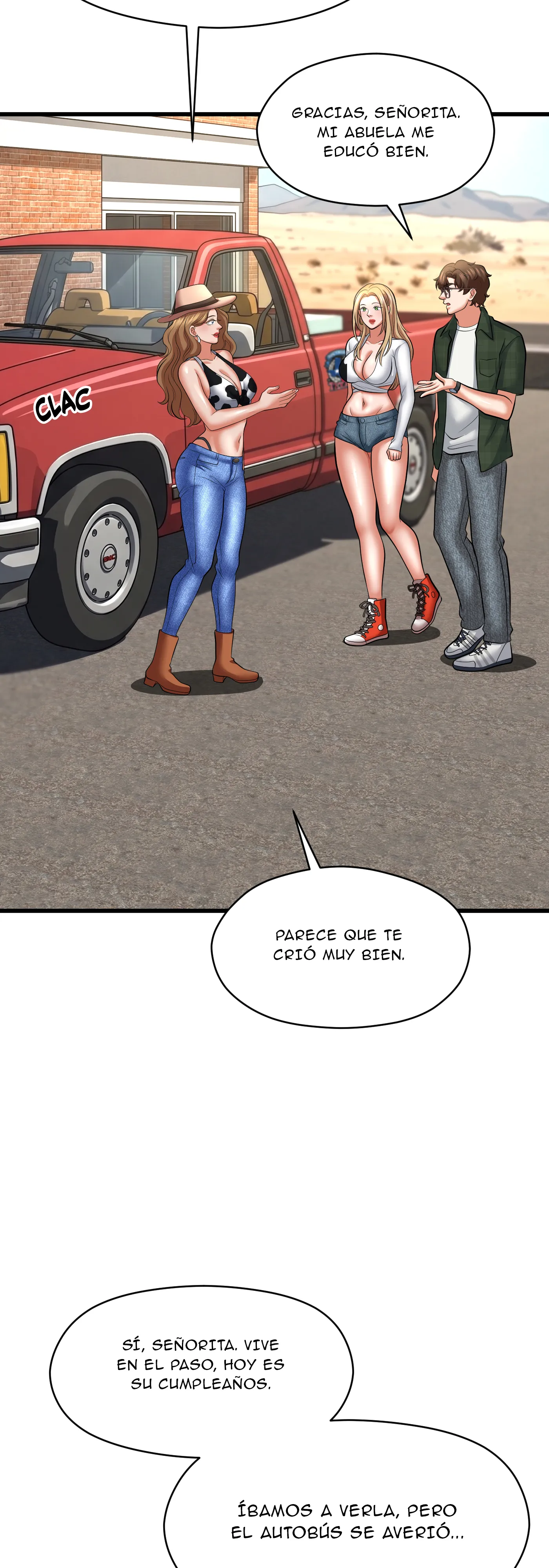En ruta con mi hermanastra (Sin censura) Capitulo 5 página 63