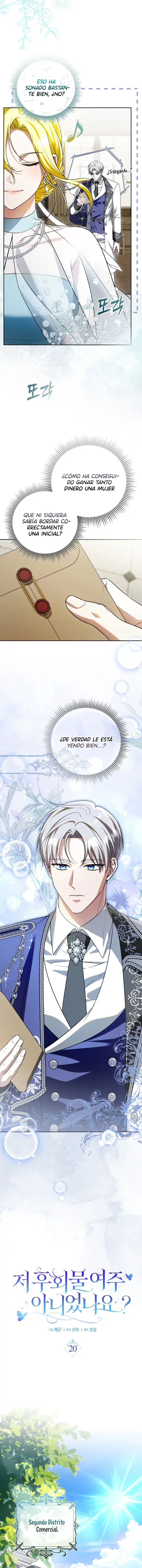 ¿Acaso no era yo la protagonista femenina de una novela sobre el arrepentimiento? Capitulo 20 página 6