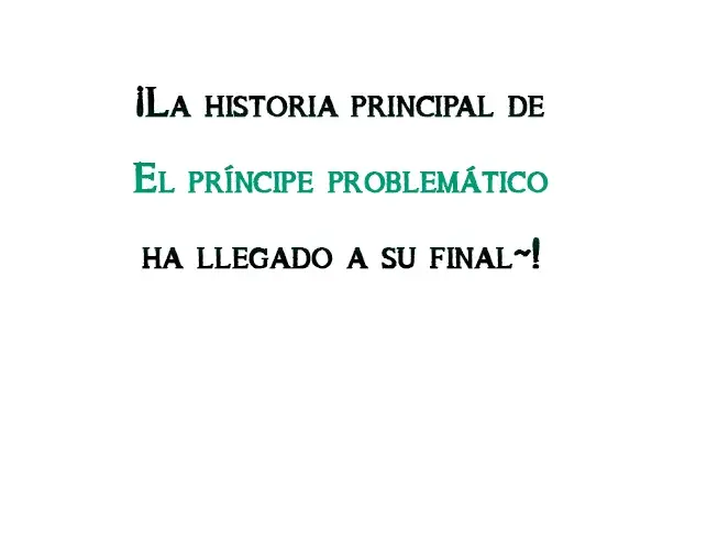 Príncipe problemático Capitulo 154.5 página 2