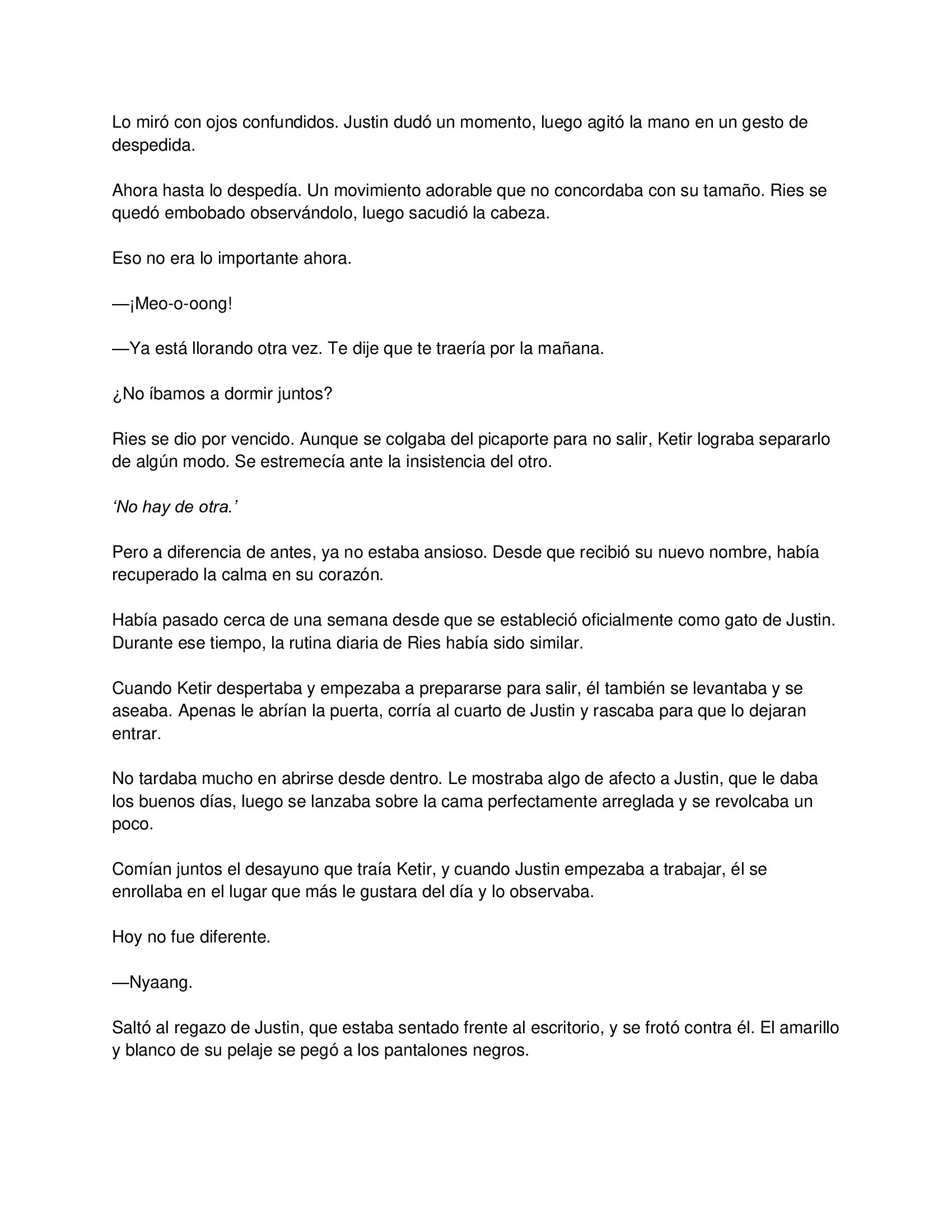 El gato está en huelga Capitulo 13 página 3