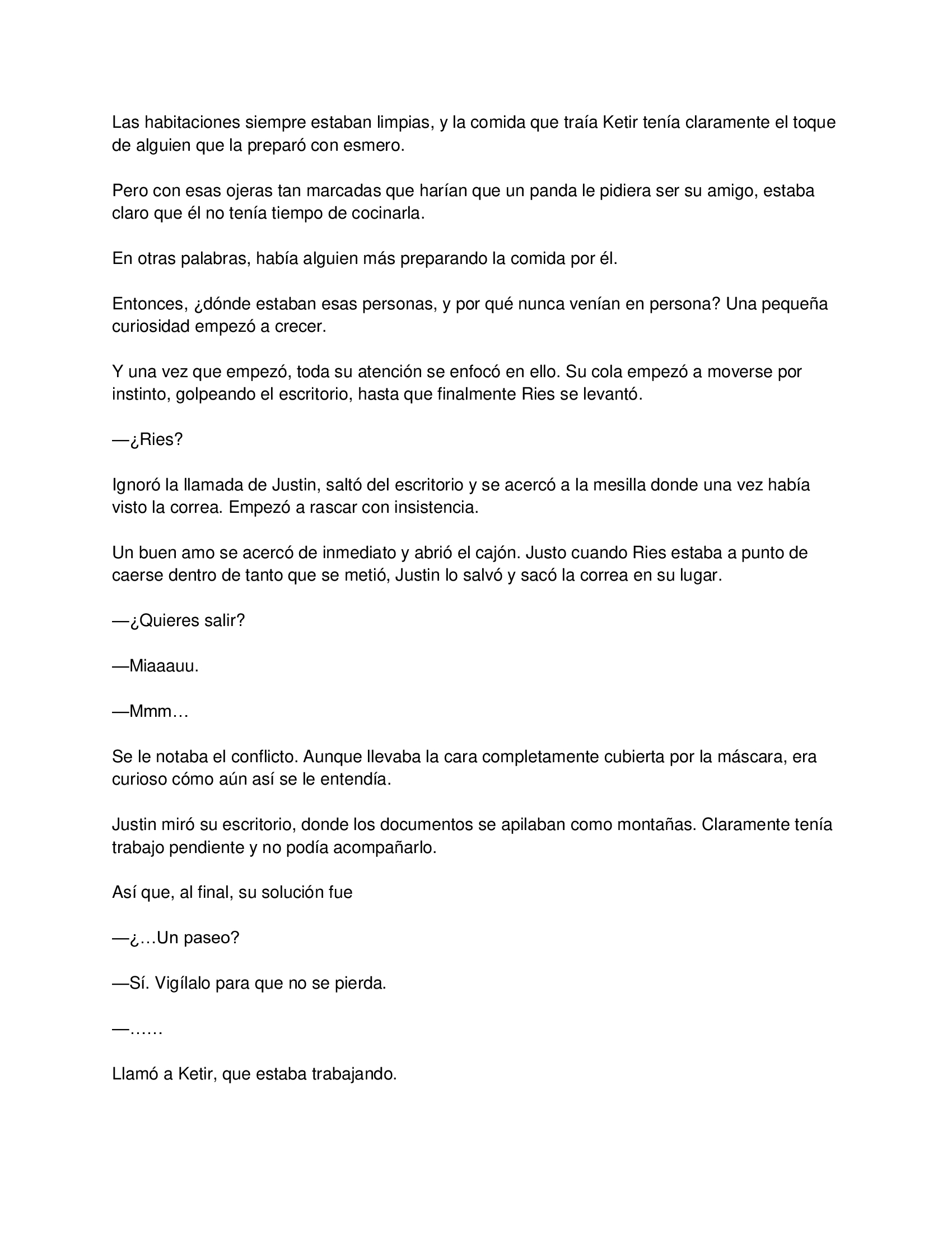 El gato está en huelga Capitulo 13 página 5