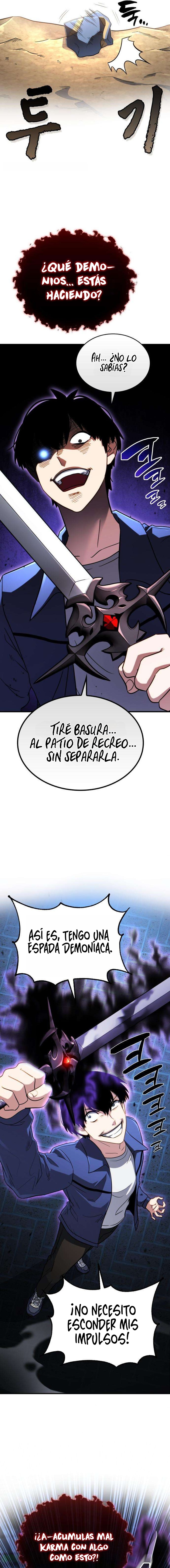 Soy inmune a la corrupción, así que llevo una espada maldita Capítulo 2 página 14