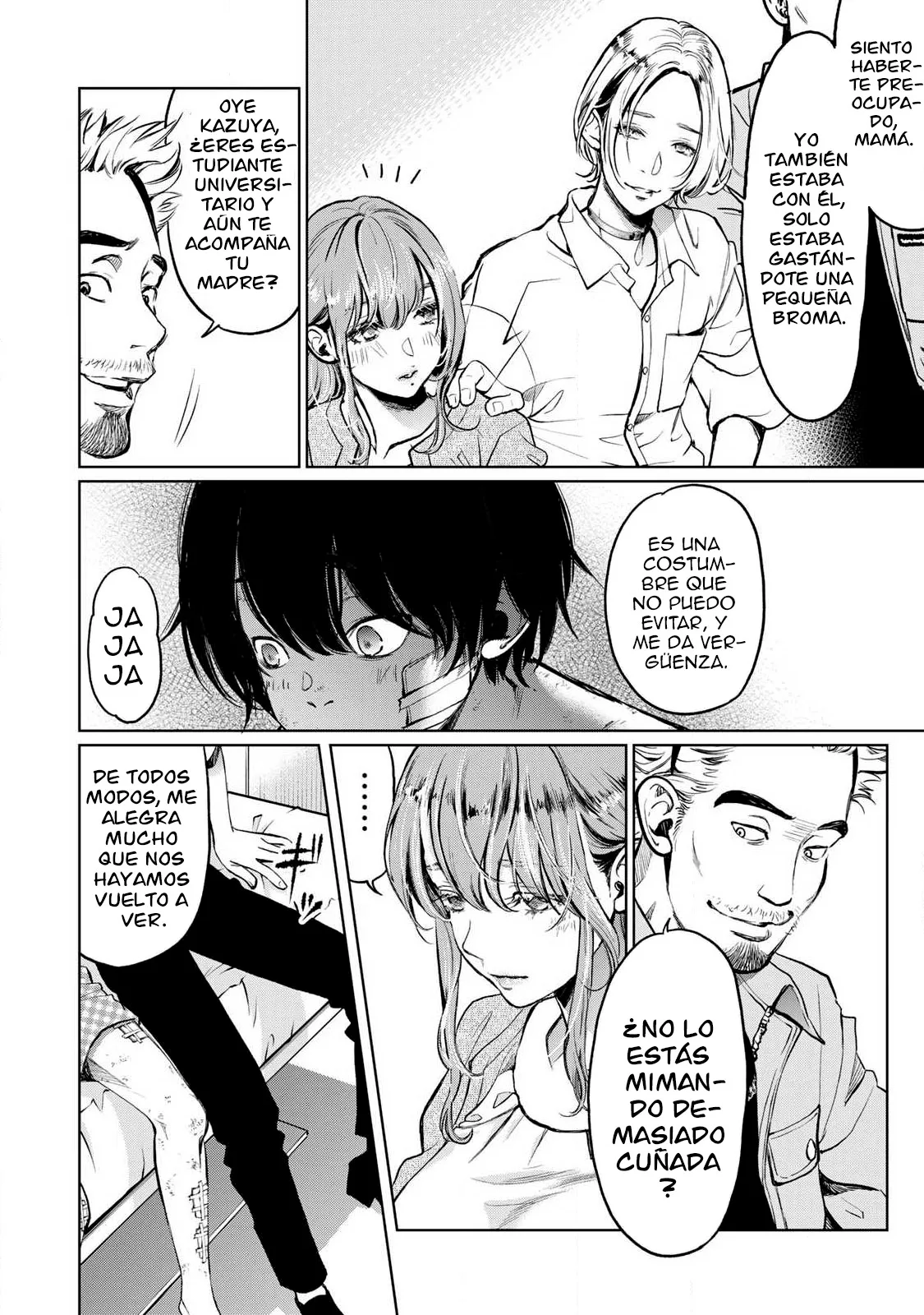 Ijime to kaeru to mama to fukushuu Capitulo 2.1 página 8
