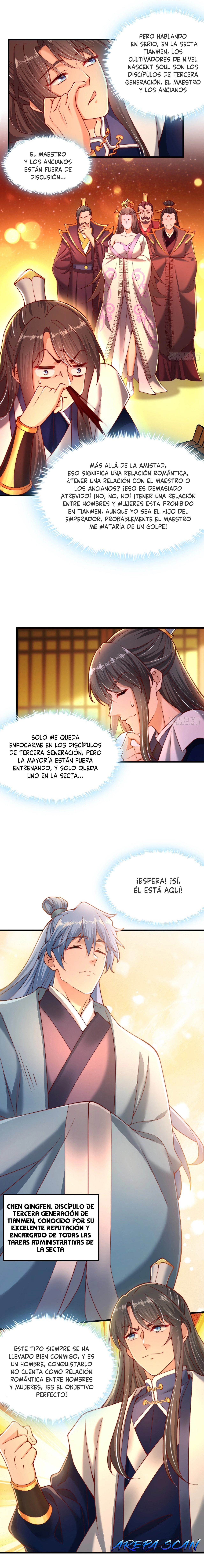 ¿Me volví invencible después de confesarme a la hermosa líder de la secta? Capitulo 3 página 5