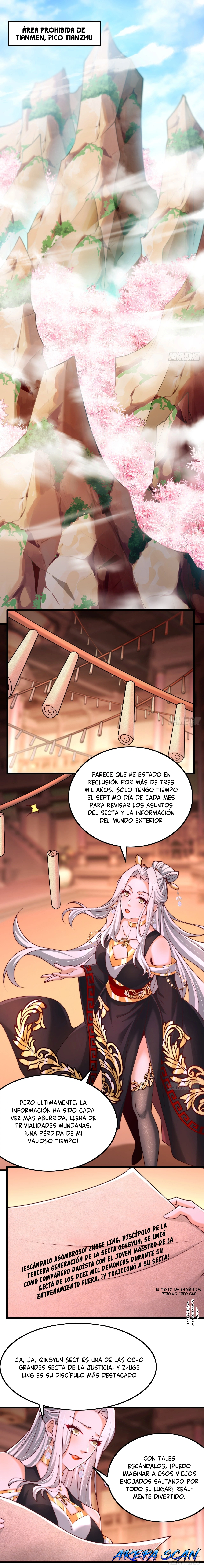 ¿Me volví invencible después de confesarme a la hermosa líder de la secta? Capitulo 4 página 5