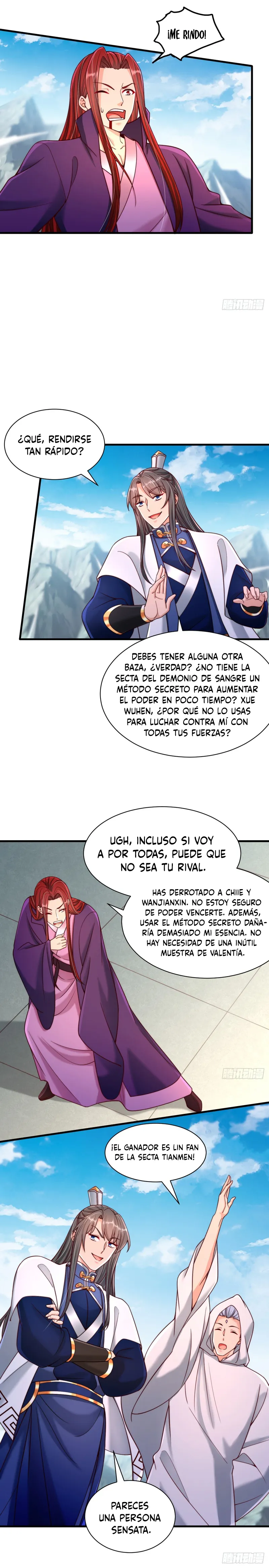 ¿Me volví invencible después de confesarme a la hermosa líder de la secta? Capitulo 46 página 6