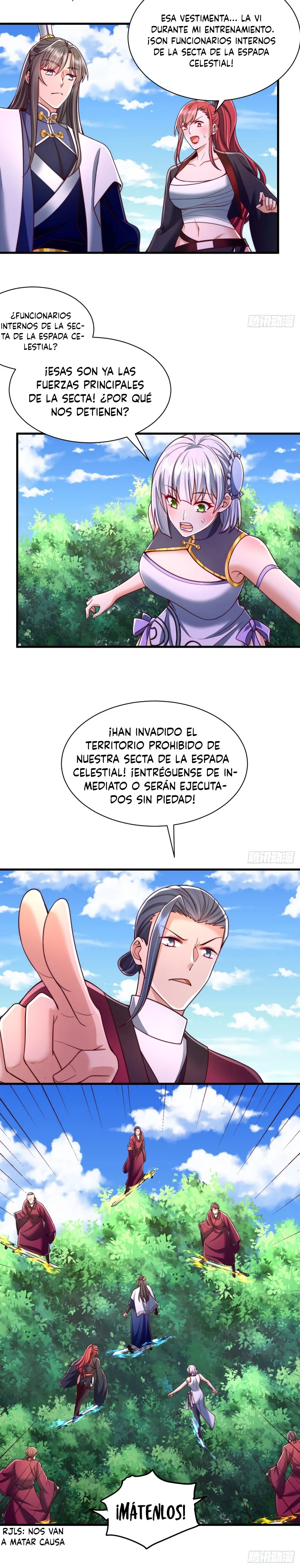 ¿Me volví invencible después de confesarme a la hermosa líder de la secta? Capitulo 50 página 5