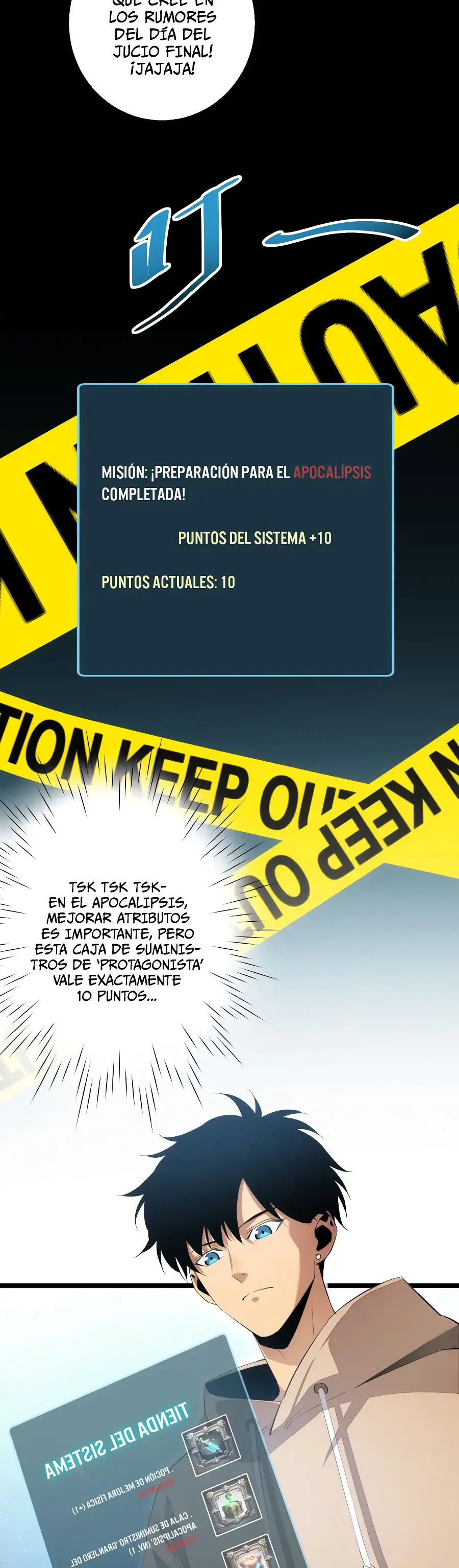 Renacimiento en el apocalipsis: Alcanzando la cima abriendo cajas Capitulo 3 página 23