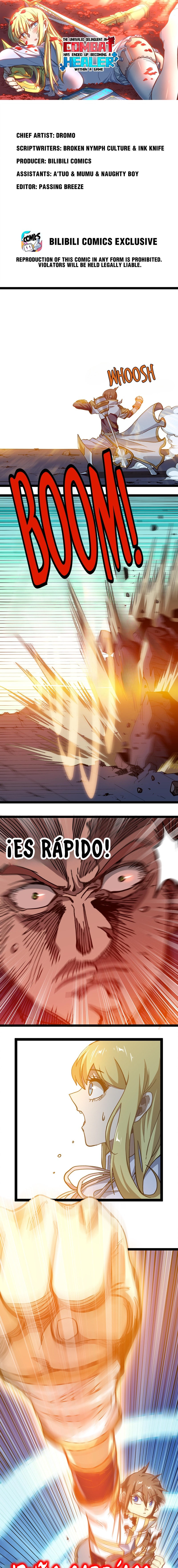 El Rey del Combate Delincuente Sin Rival es en Realidad un Sanador en el Mundo del Juego Capitulo 11 página 2