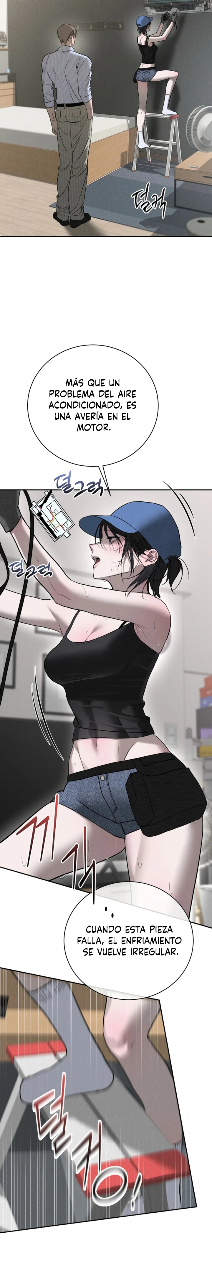 La temperatura sube bajo un aire acondicionado averiado Capitulo 2 página 17