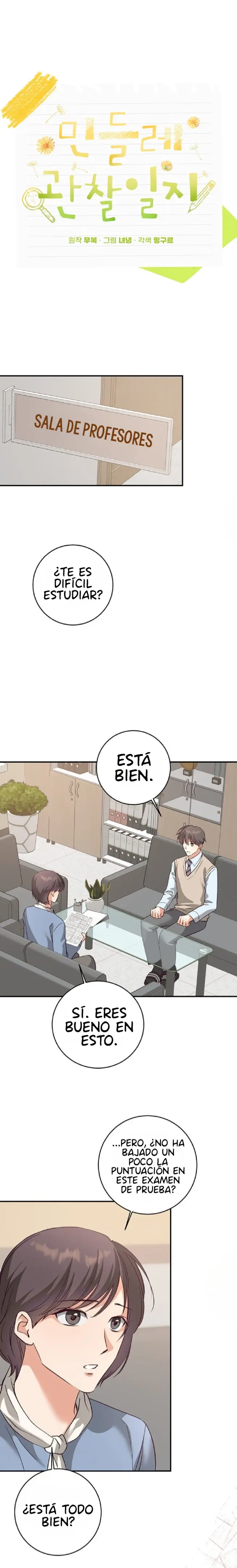Diario de observación del diente de león Capitulo 10 página 8