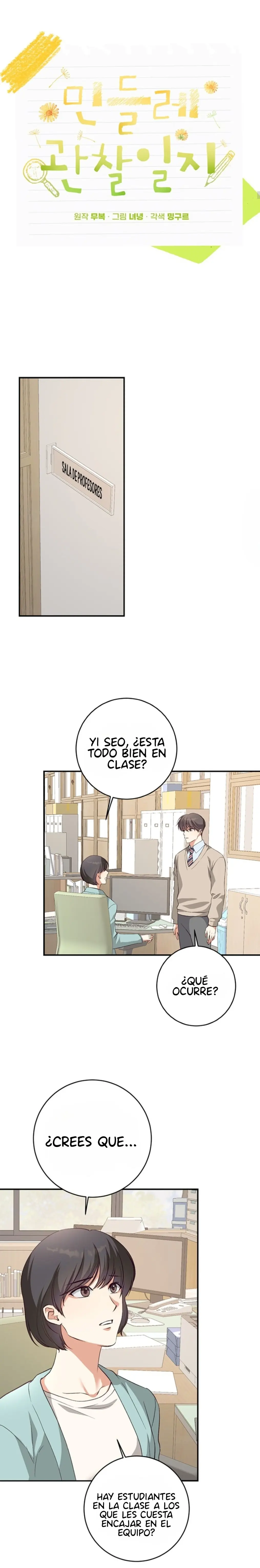 Diario de observación del diente de león Capitulo 5 página 8